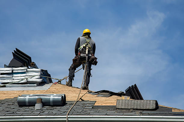 Professional Flat Roof Repair technician working in Magna, UT